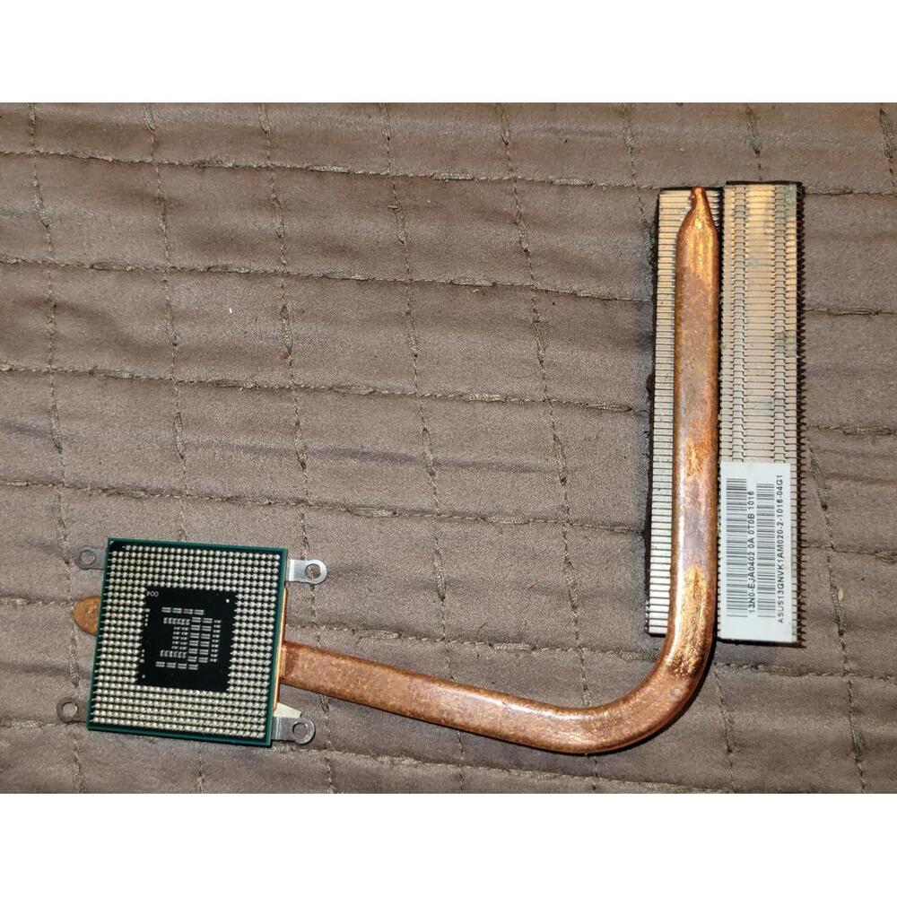ASUS K60I CPU + Heatsink Heatpipe Assembly Intel Laptop Processor